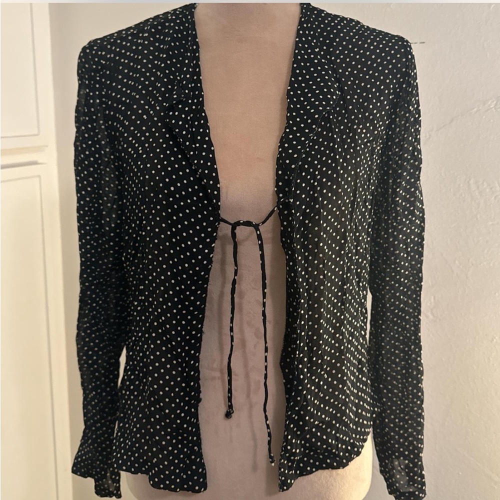 French tie front top